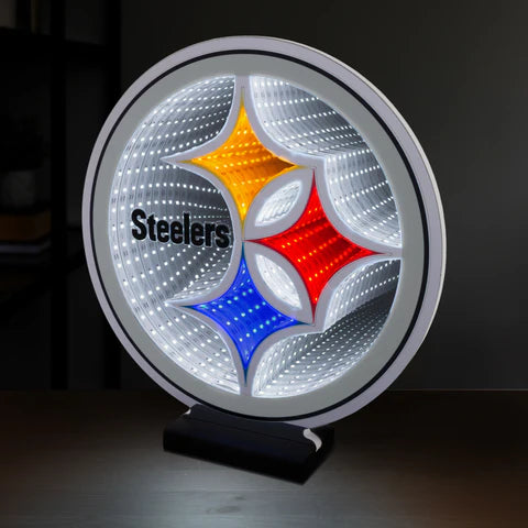 NFL PITTSBURGH STEELERS LED INFINITY LOGO LIGHT